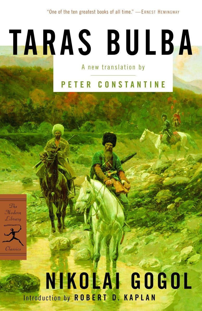 Taras Bulba by Nikolai Gogol, book cover.