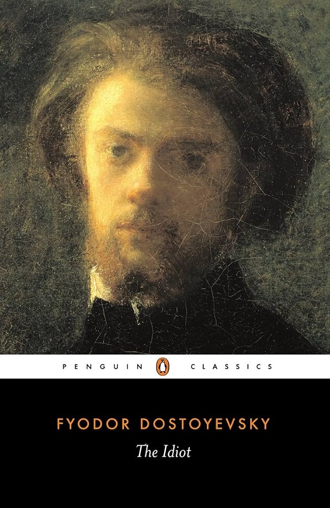 The Idiot by Fyodor Dostoevsky, book cover.